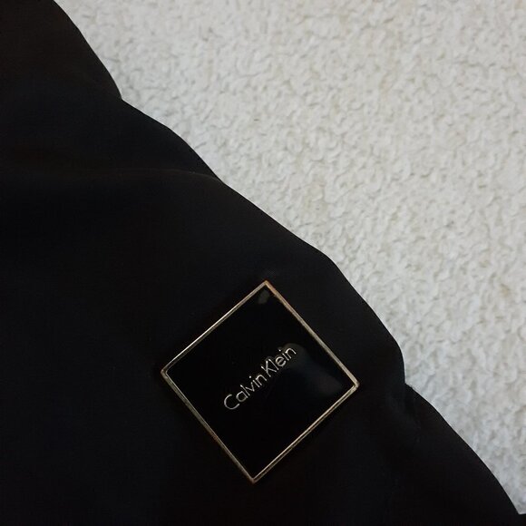Calvin Klein Women's Black Down Feather Puffer Jacket Small - Picture 12 of 16
